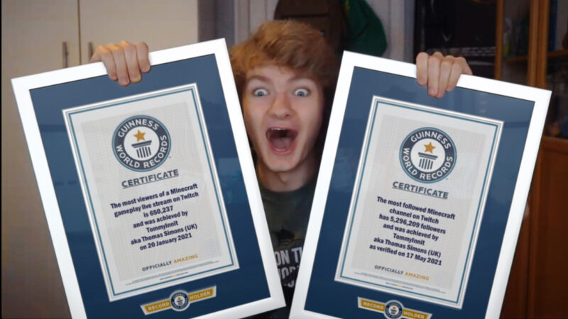 Guinness World Record Tommyinnit